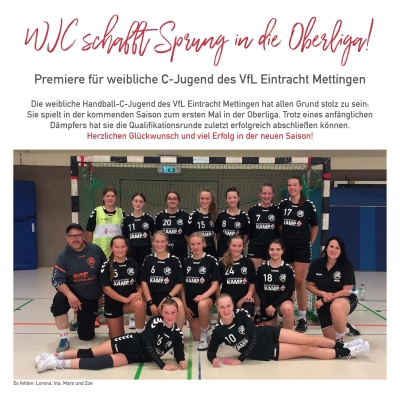 Premiere für WJC - Hallo- Oberliga (22.09.21)