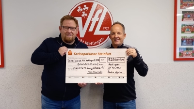 5.250 (!) Euro durch Benefizspiel gespendet (mit Bildergalerie)