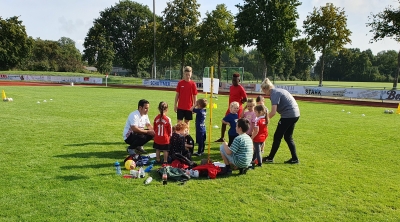 Kindergarten-Tag bei den Fußballern