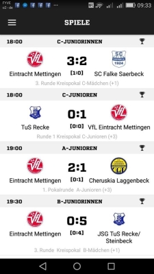 Kreispokal beim Fußball<br />
(21.09.)