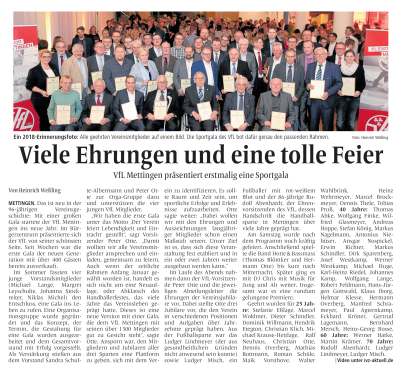 1. VfL Gala übertrifft alle Erwartungen (07.01.)